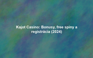 Kajot Casino: Bonusy, free spiny a registrácia (2024)